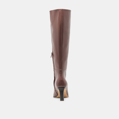 Emmi Chocolate Leather Boots Dolce Vita