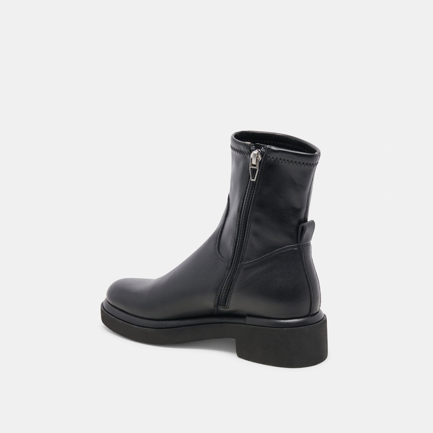 Simaya H2O Wide Black Leather Boots Dolce Vita
