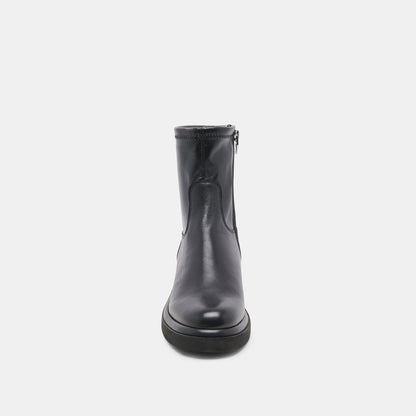 Simaya H2O Wide Black Leather Boots Dolce Vita