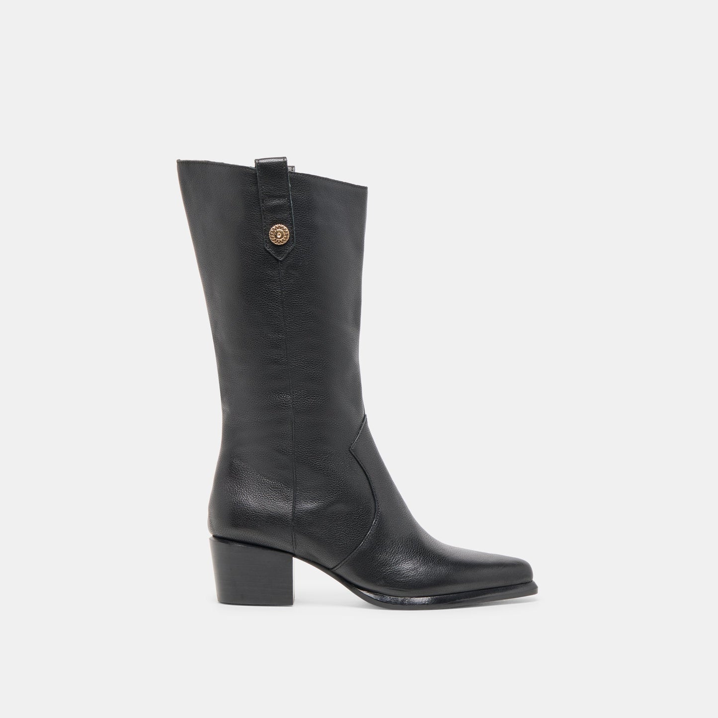 Vern Black Leather Boots Dolce Vita
