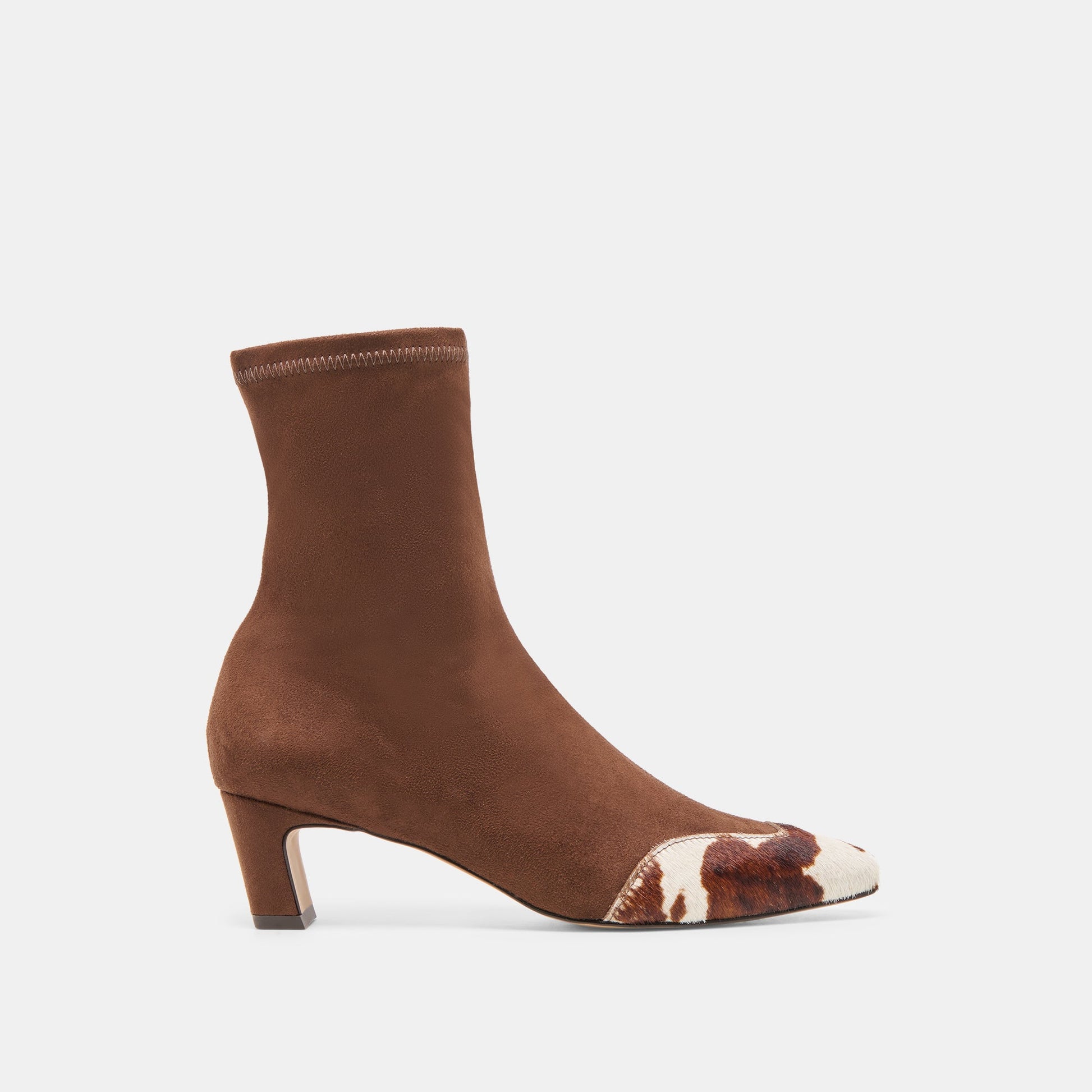 Anika Dk Brown Multi Stella Suede Boots Dolce Vita