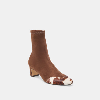 Anika Dk Brown Multi Stella Suede Boots Dolce Vita