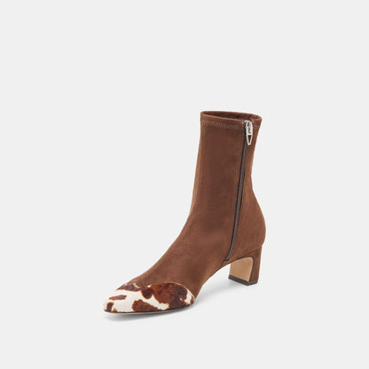 Anika Dk Brown Multi Stella Suede Boots Dolce Vita