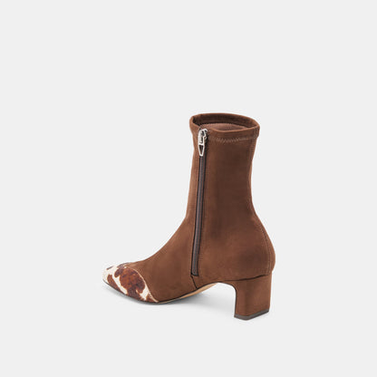 Anika Dk Brown Multi Stella Suede Boots Dolce Vita