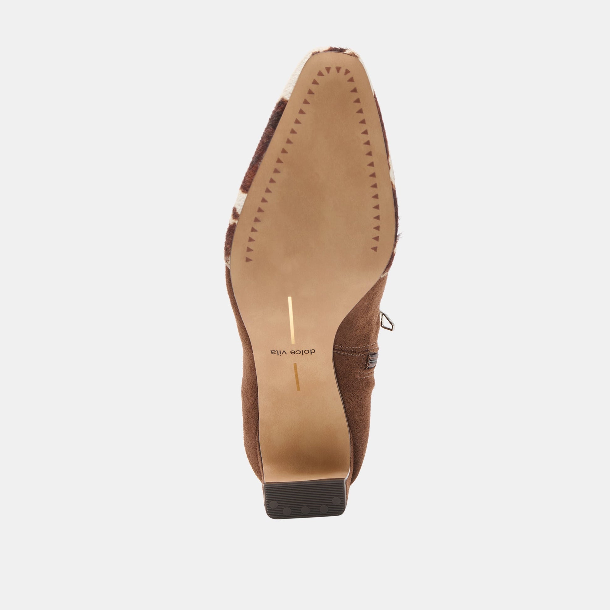 Anika Dk Brown Multi Stella Suede Boots Dolce Vita