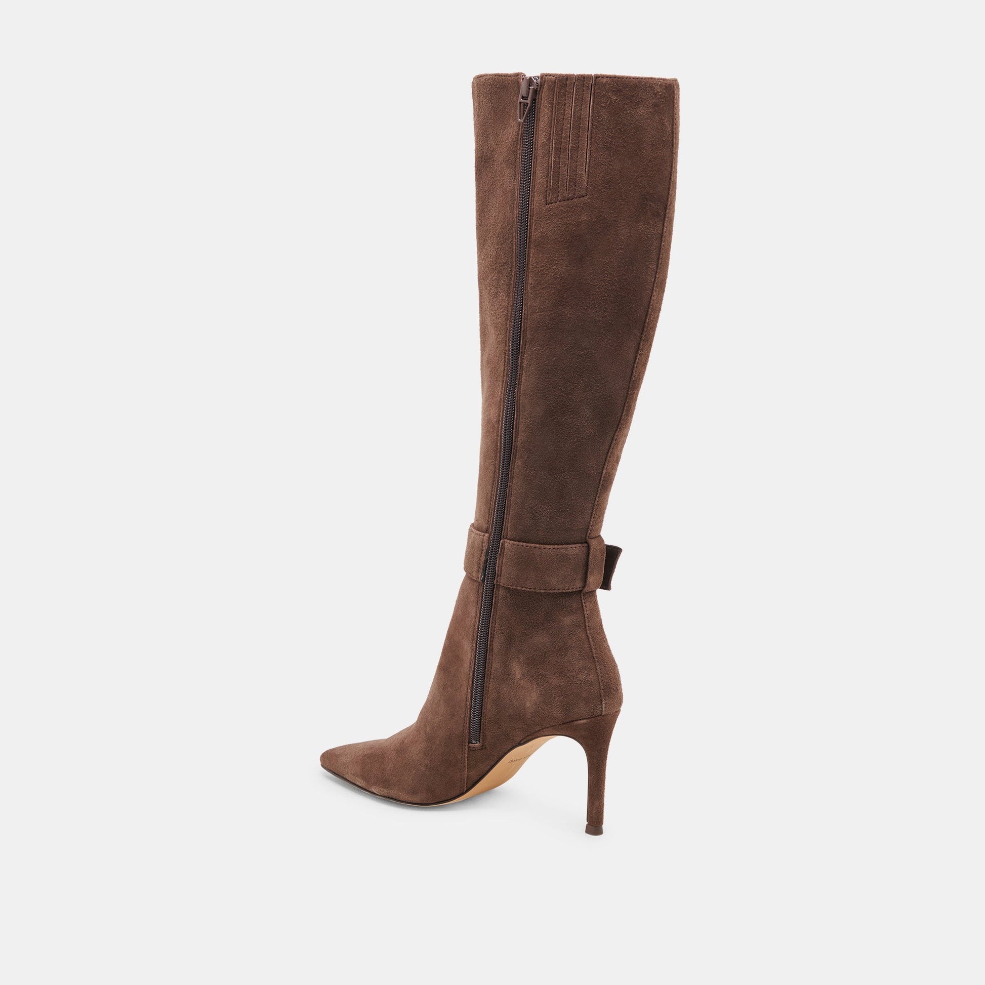 KINZY BOOTS DK BROWN SUEDE Dolce Vita
