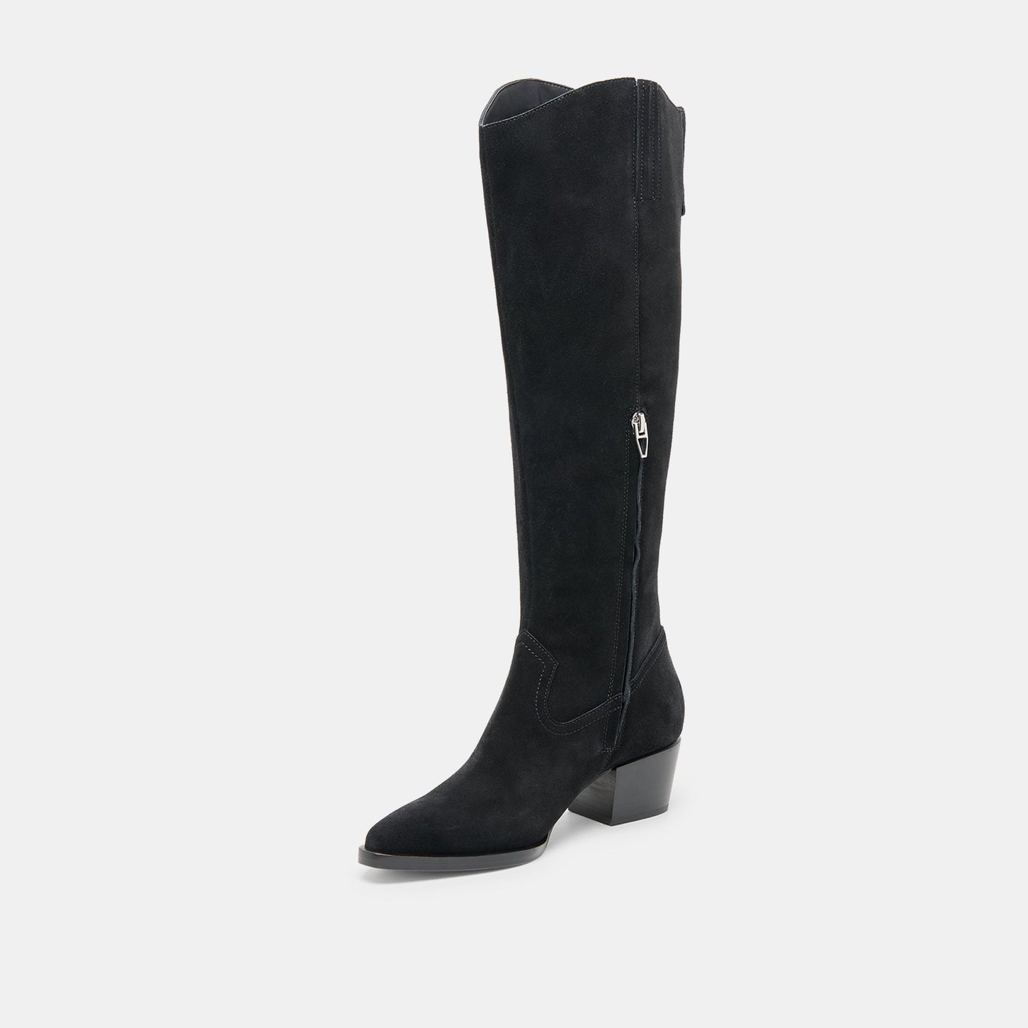 Virona H2O Waterproof Onyx Suede Wide Calf Boots Dolce Vita