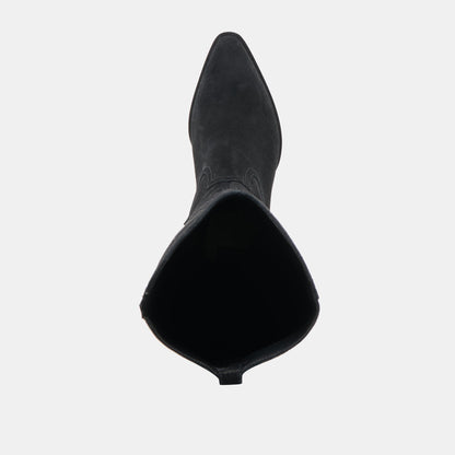Virona H2O Waterproof Onyx Suede Wide Calf Boots Dolce Vita