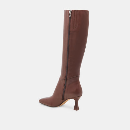 Gyra Extra Wide Calf Chocolate Boots Dolce Vita