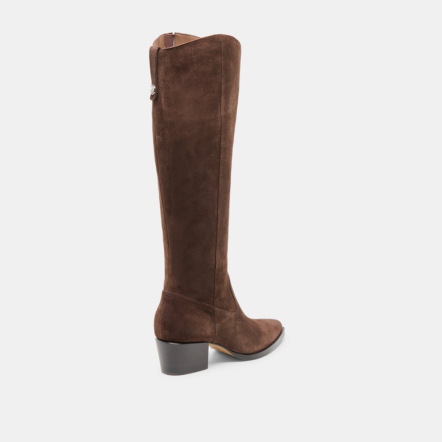 Virona H2O Waterproof Dk Brown Suede Wide Calf Boots Dolce Vita