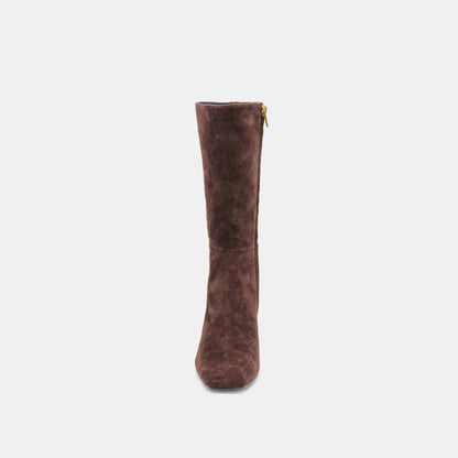 Riggs Mahogany Suede Boots Dolce Vita