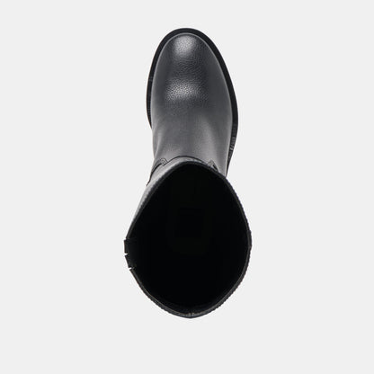 Kilian H2O Waterproof Black Leather Wide Calf Boots Dolce Vita