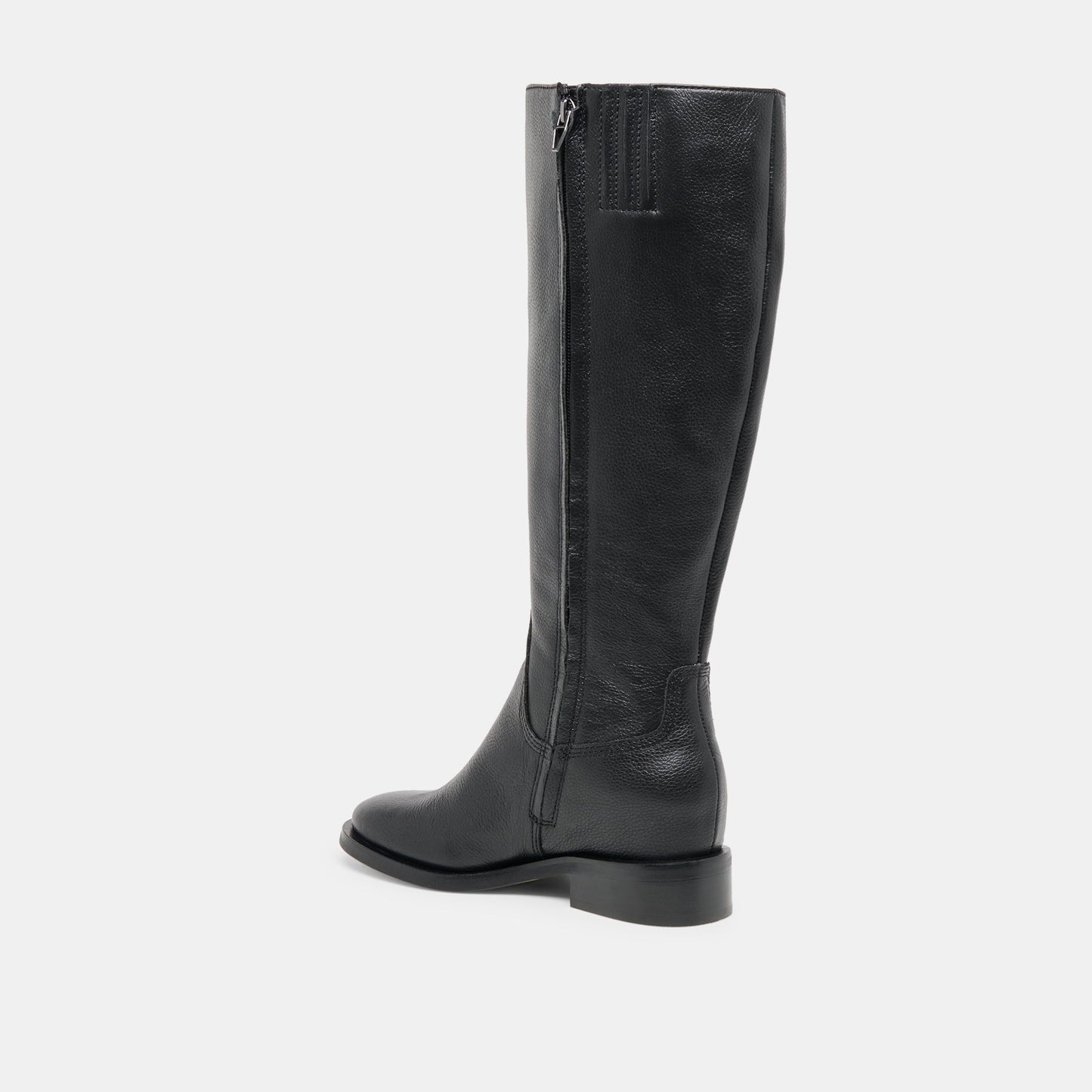 Kilian H2O Waterproof Black Leather Wide Calf Boots Dolce Vita