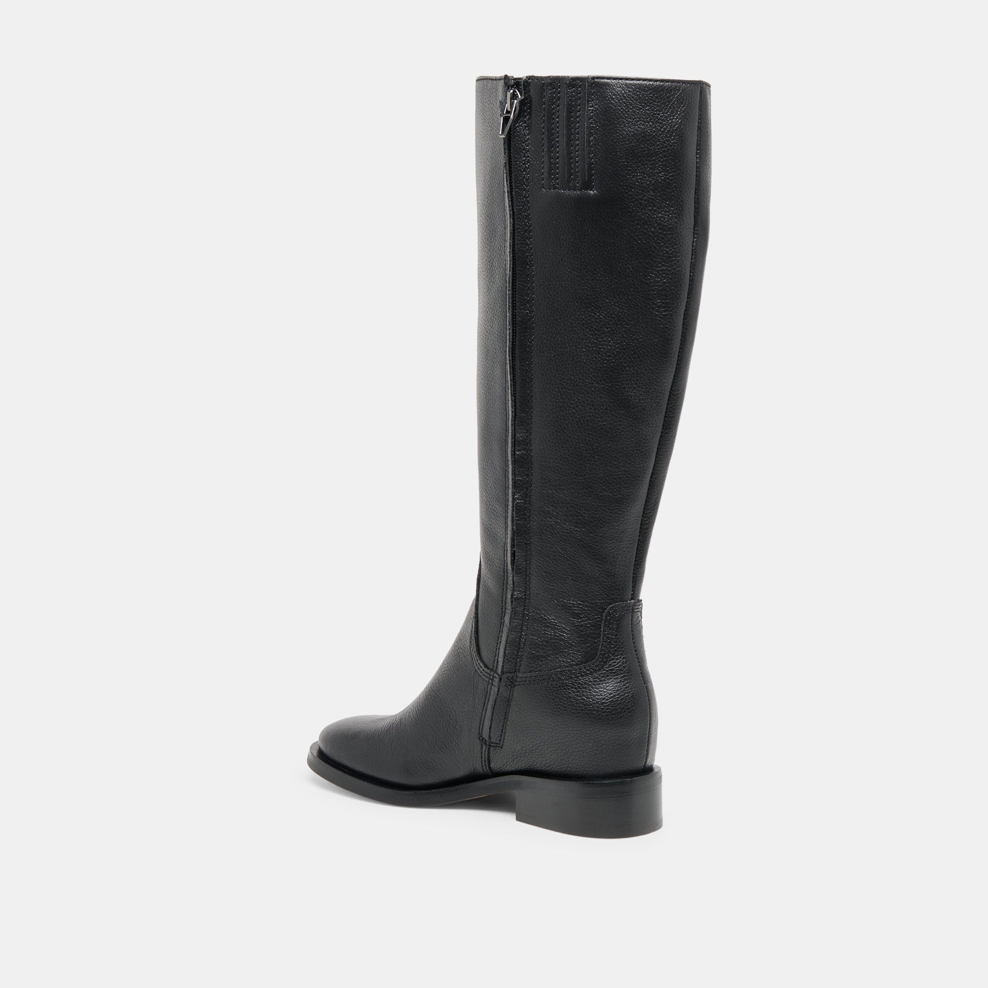 Kilian H2O Waterproof Black Leather Wide Calf Boots Dolce Vita