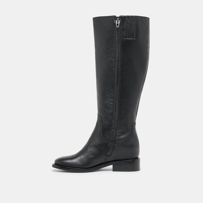 Kilian H2O Waterproof Black Leather Wide Calf Boots Dolce Vita