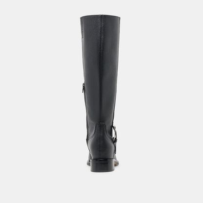 Kilian H2O Waterproof Black Leather Wide Calf Boots Dolce Vita