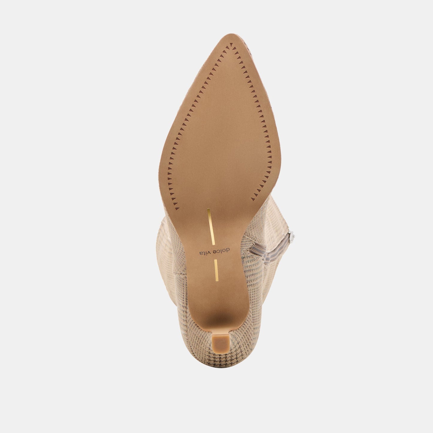 Aldy Herringbone Printed Suede Boots Dolce Vita