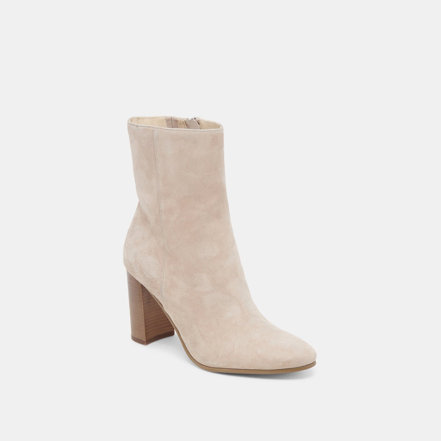 Suzy Wide Taupe Suede Booties Dolce Vita