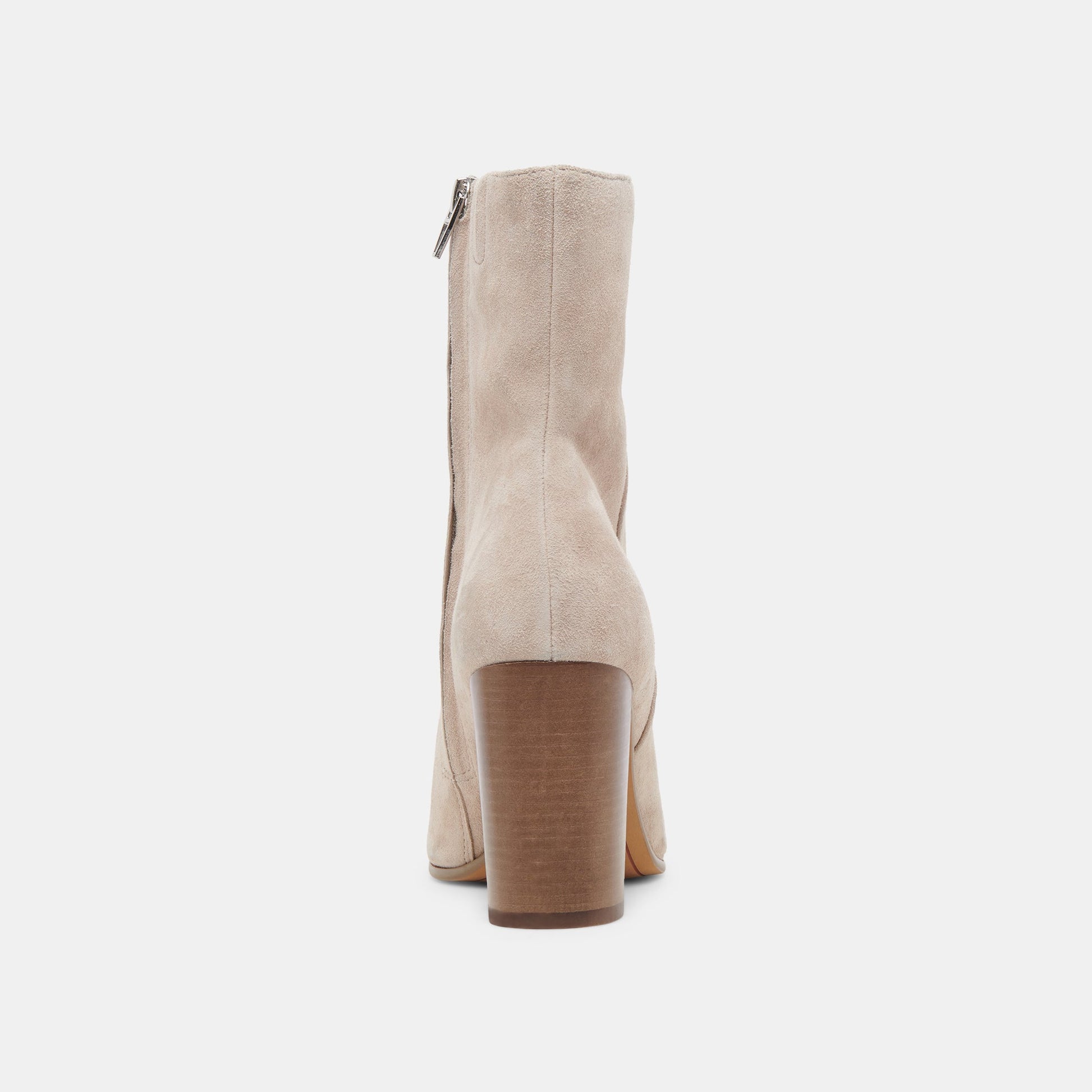 Suzy Wide Taupe Suede Booties Dolce Vita
