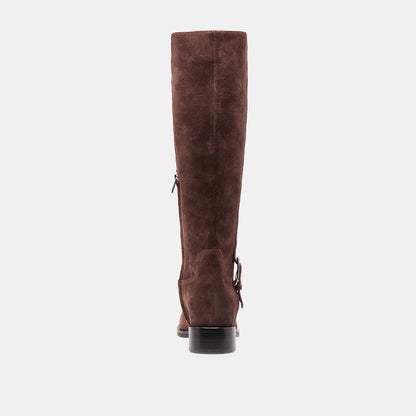 Kilian H2O Waterproof Mahogany Suede Wide Calf Boots Dolce Vita