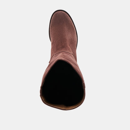 Kilian H2O Waterproof Mahogany Suede Wide Calf Boots Dolce Vita