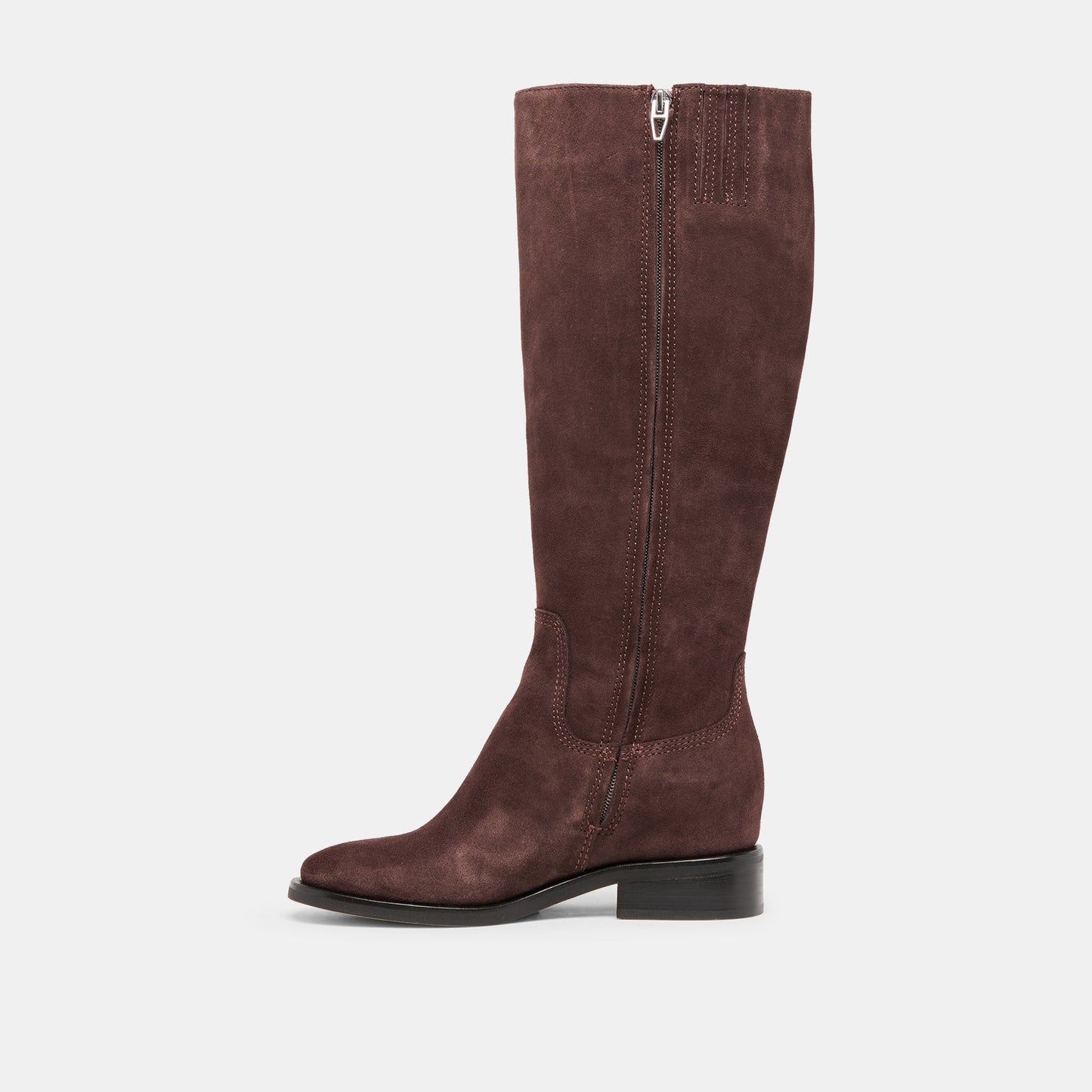 Kilian H2O Waterproof Mahogany Suede Wide Calf Boots Dolce Vita