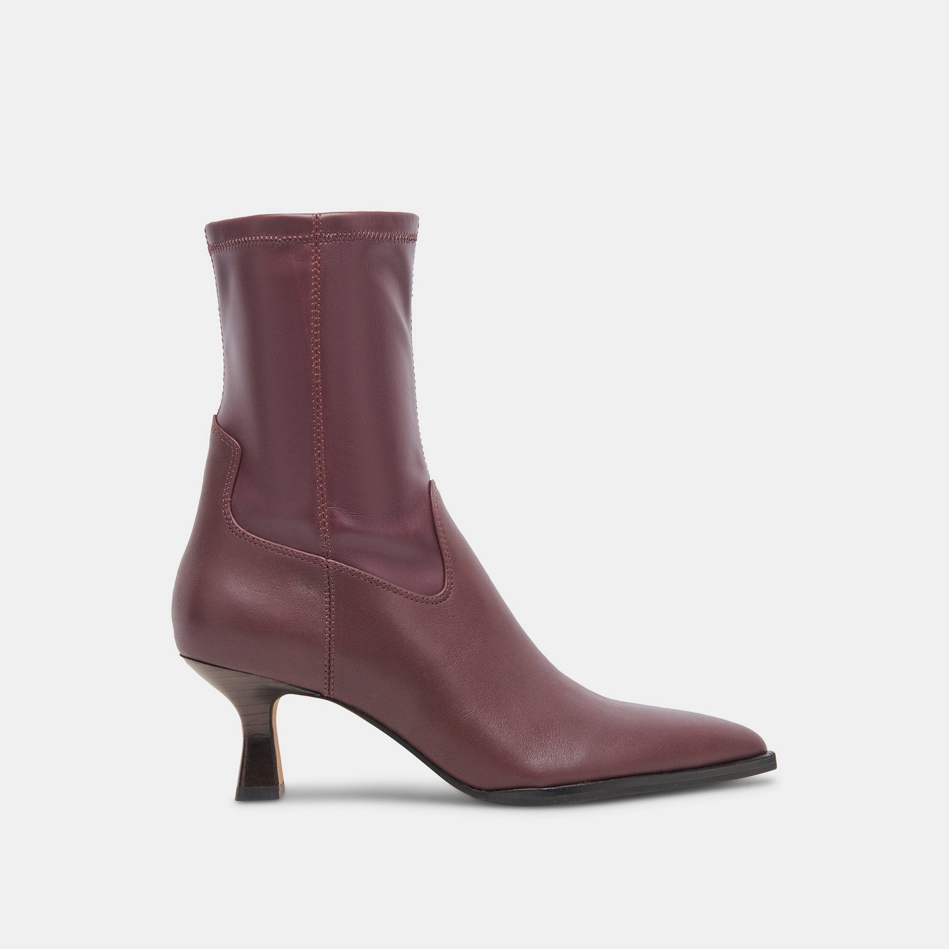 ARYA WIDE CALF BOOTS WINE LEATHER Dolce Vita