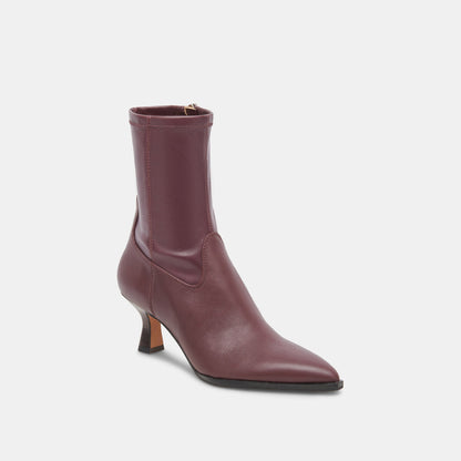 ARYA WIDE CALF BOOTS WINE LEATHER Dolce Vita