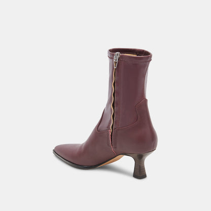 ARYA WIDE CALF BOOTS WINE LEATHER Dolce Vita