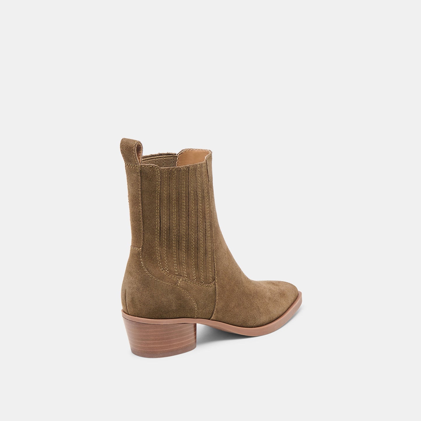 Faint H2O Waterproof Olive Suede Booties Dolce Vita