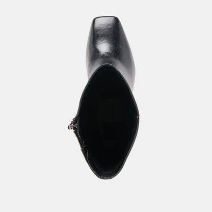Riggs Black Leather Boots Dolce Vita