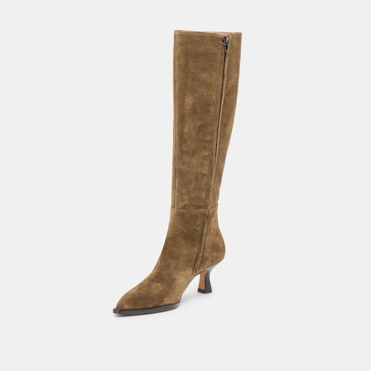 Auggie Olive Suede Wide Calf Boots Dolce Vita