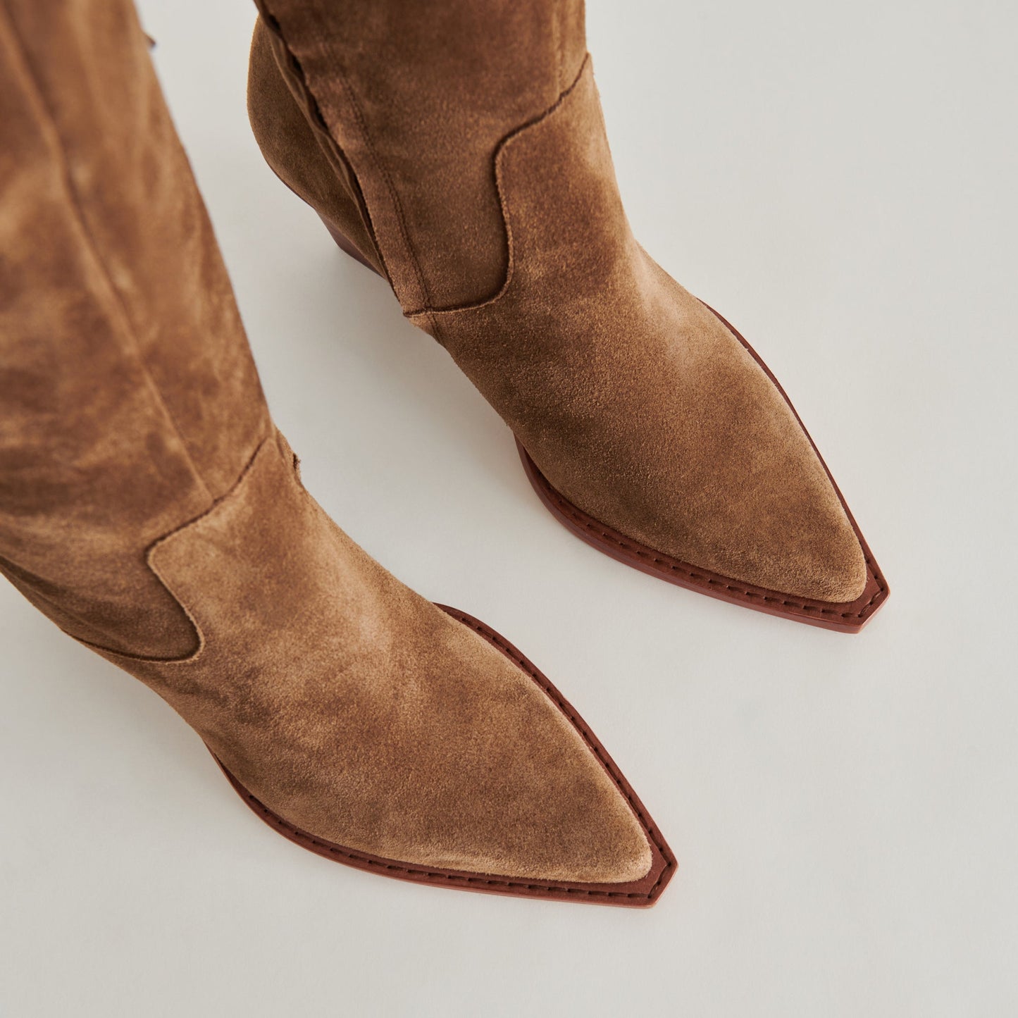 Raj Boots in Brown Suede Dolce Vita