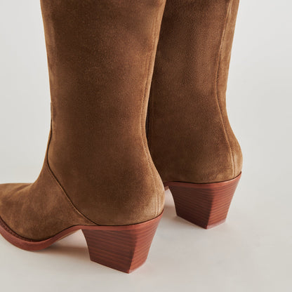 Raj Boots in Brown Suede Dolce Vita
