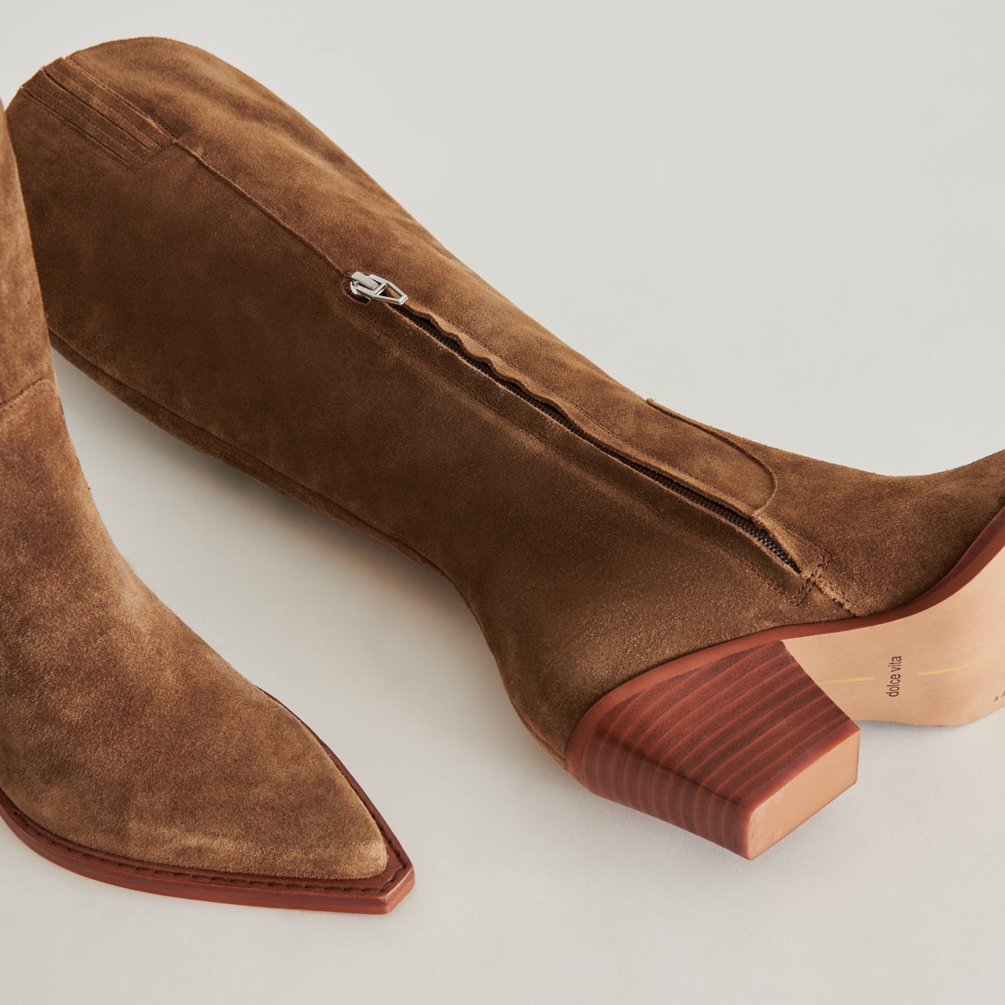 Raj Boots in Brown Suede Dolce Vita