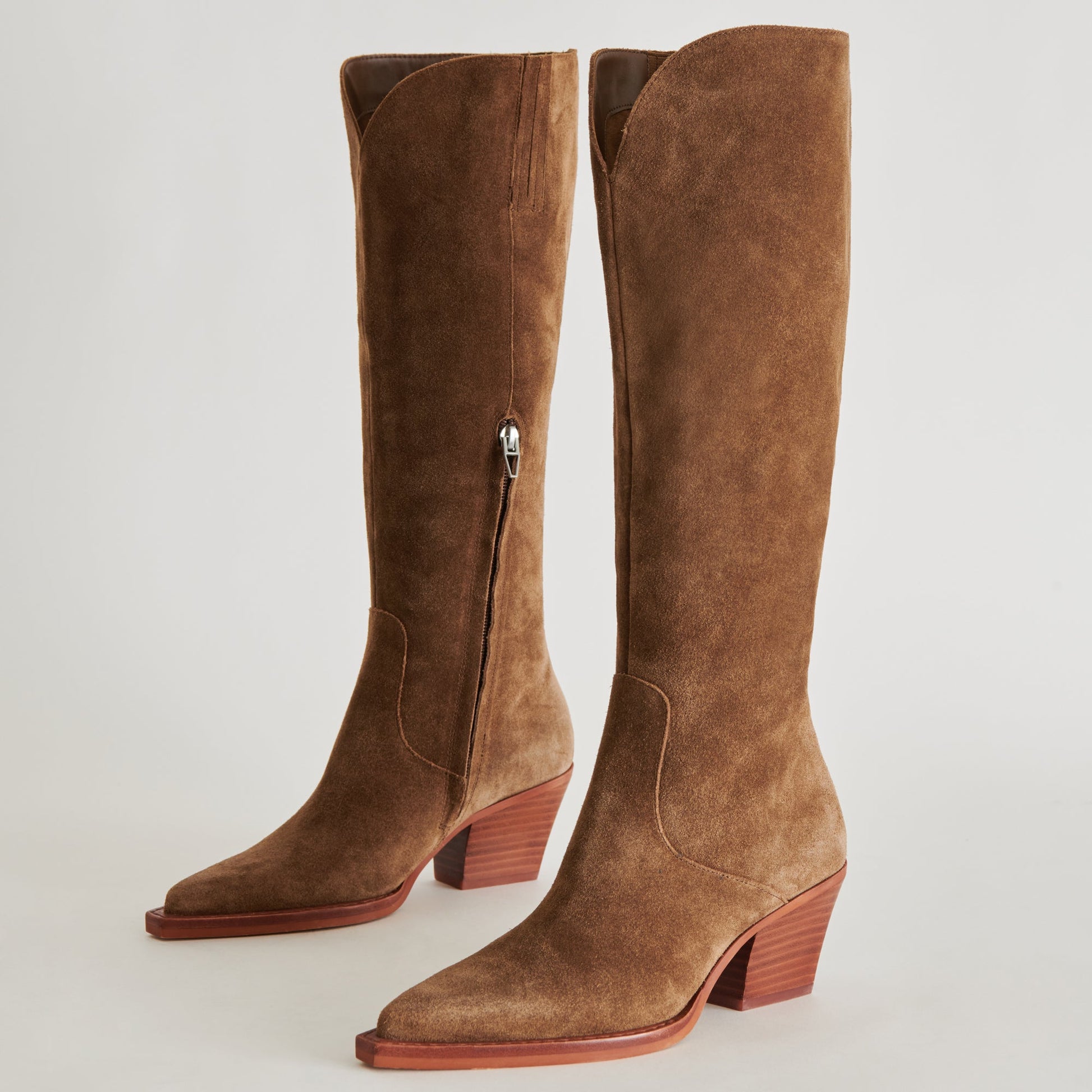 Raj Boots in Brown Suede Dolce Vita
