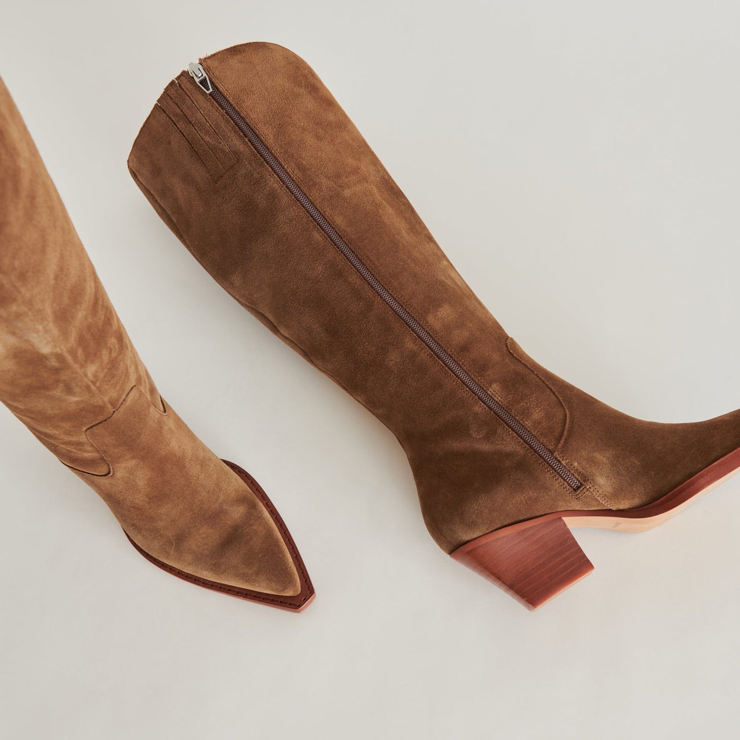 Raj Boots in Brown Suede Dolce Vita