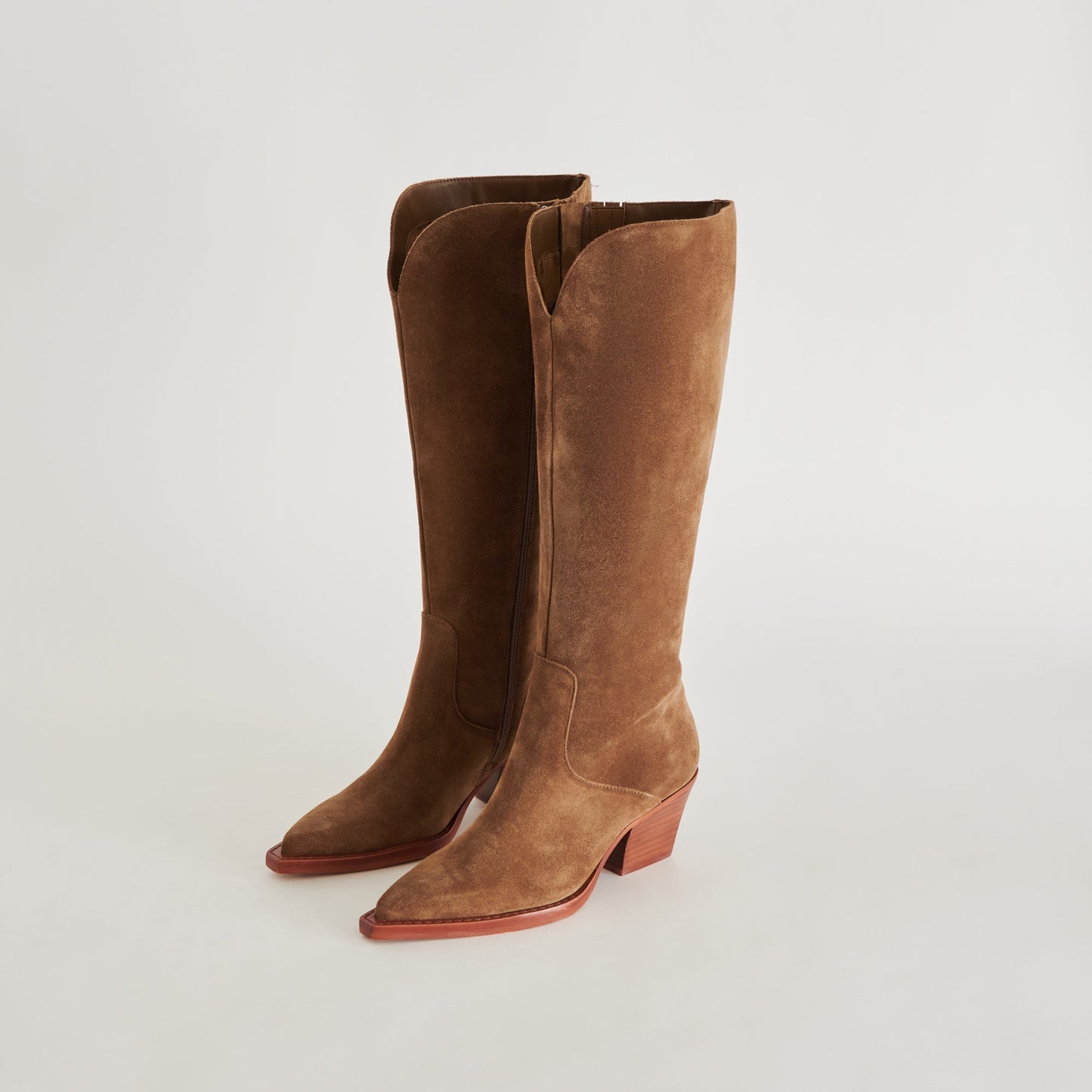 Raj Boots in Brown Suede Dolce Vita