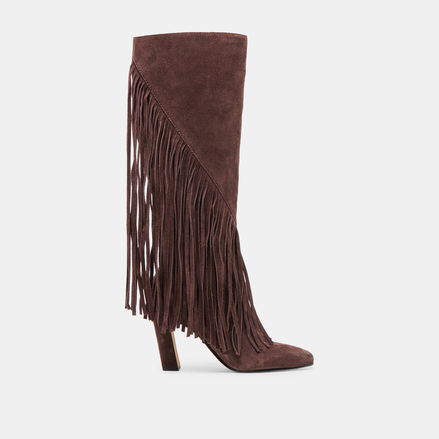 Giano Mahogany Suede Boots Dolce Vita