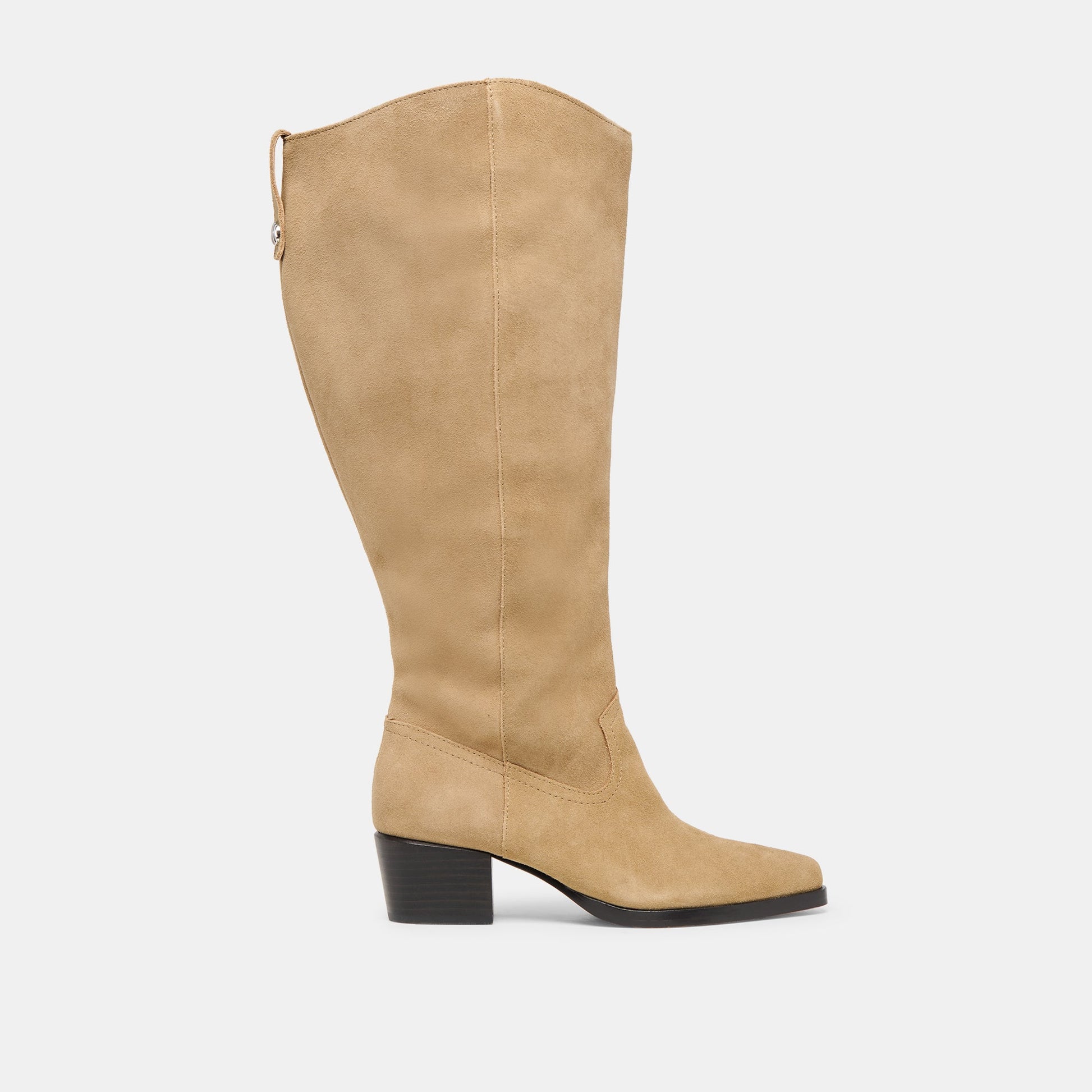 Virona H2O Waterproof Dk Taupe Suede Extra Wide Calf Boots Dolce Vita