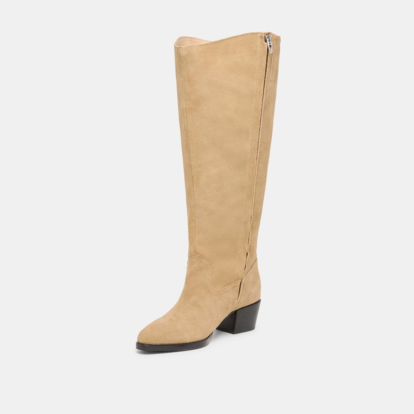 Virona H2O Waterproof Dk Taupe Suede Extra Wide Calf Boots Dolce Vita