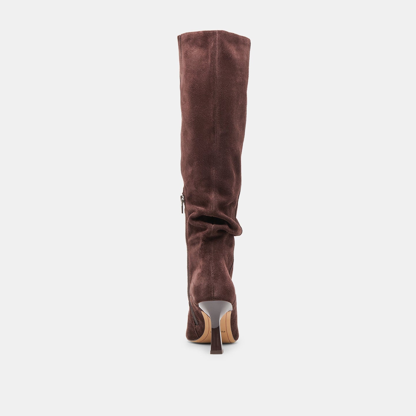 Lousa Mahogany Suede Wide Calf Boots Dolce Vita