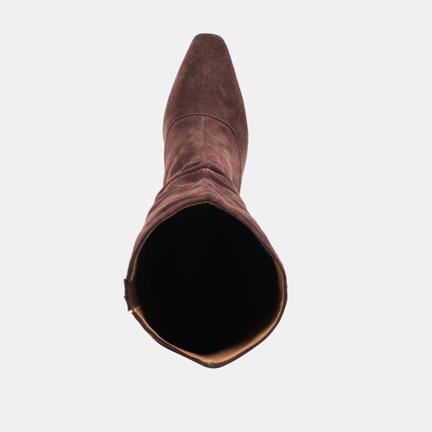 Lousa Mahogany Suede Wide Calf Boots Dolce Vita