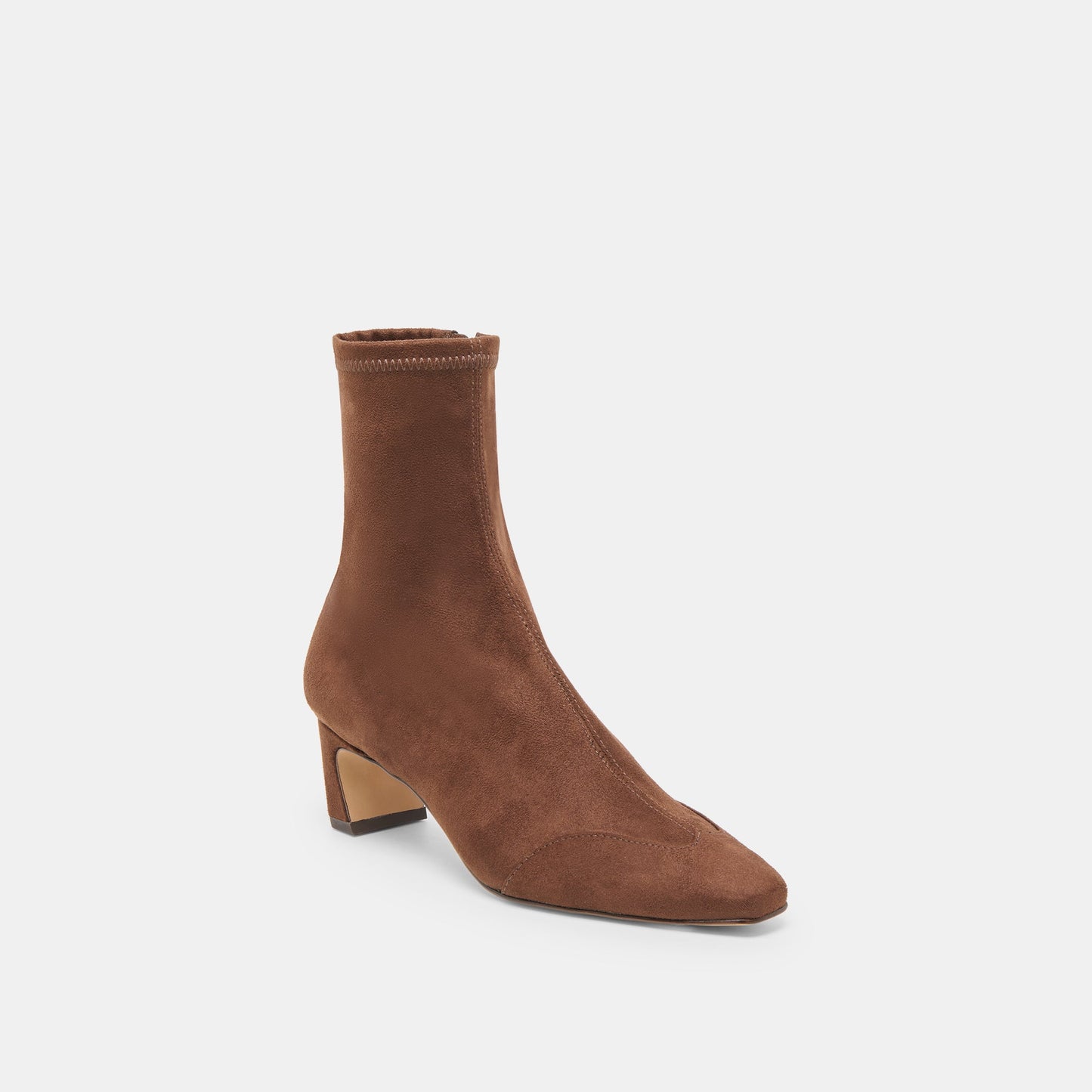 Anika Wide Dk Brown Stella Suede Boots Dolce Vita
