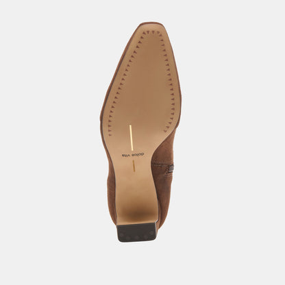 Anika Wide Dk Brown Stella Suede Boots Dolce Vita