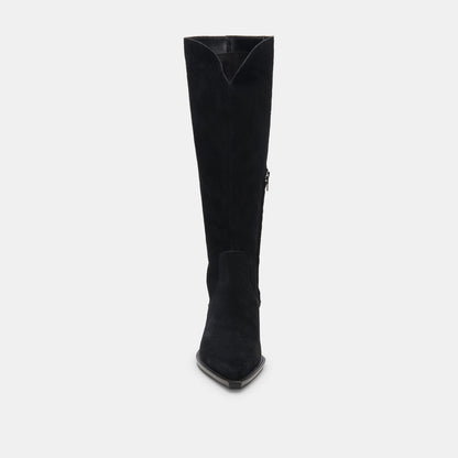 Raj Boots in Onyx Suede Dolce Vita