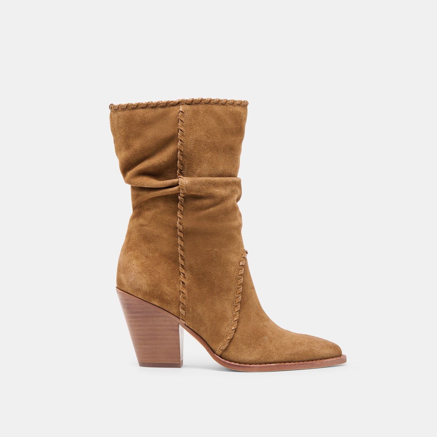 Julith Lt Brown Suede Boots Dolce Vita