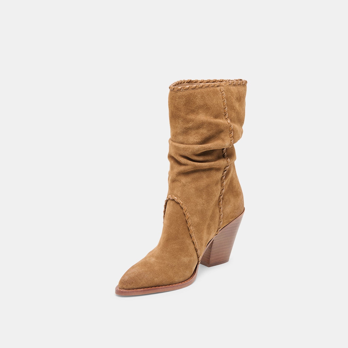 Julith Lt Brown Suede Boots Dolce Vita