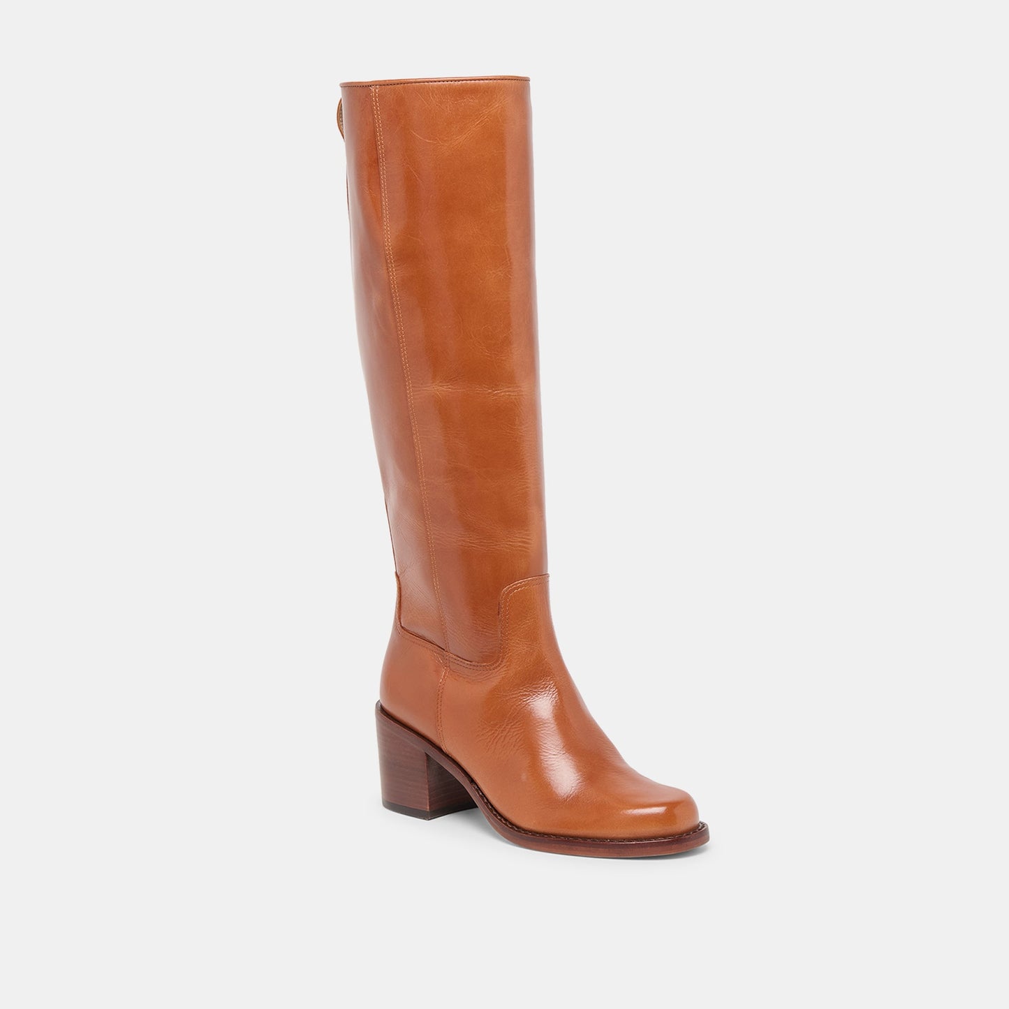 Lucyle Tan Leather Boots Dolce Vita