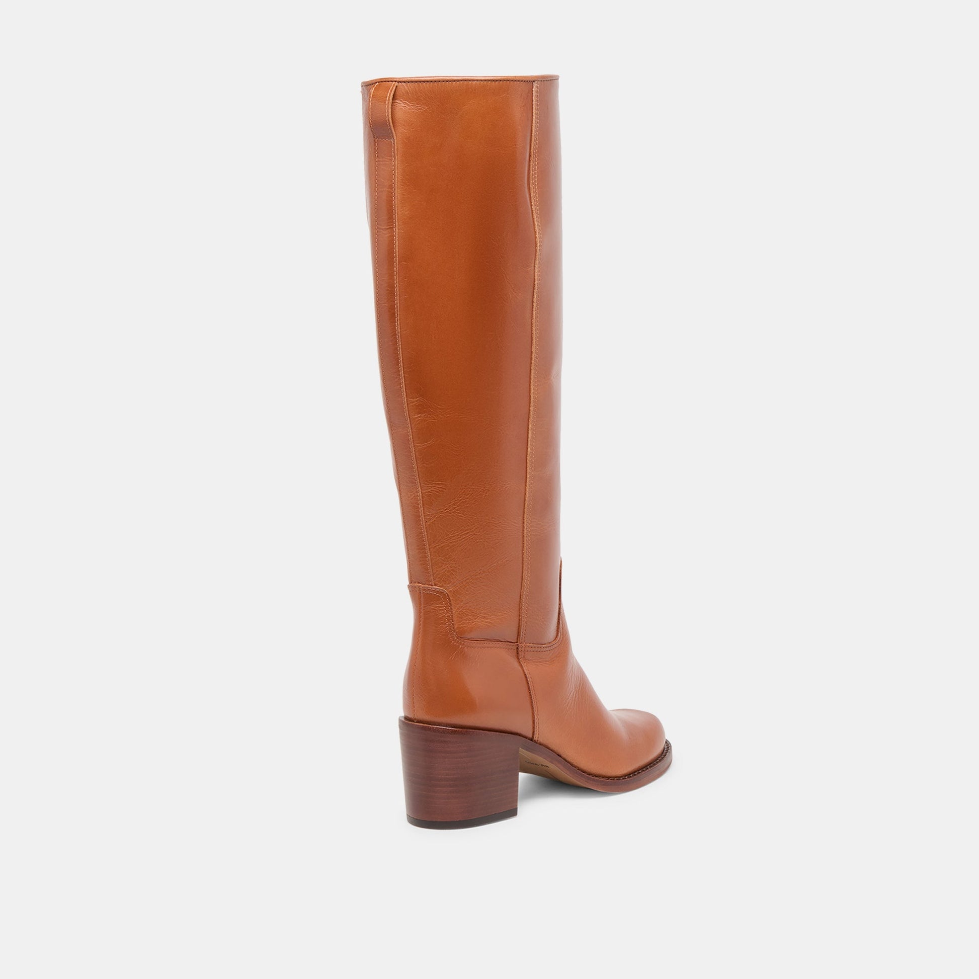 Lucyle Tan Leather Boots Dolce Vita